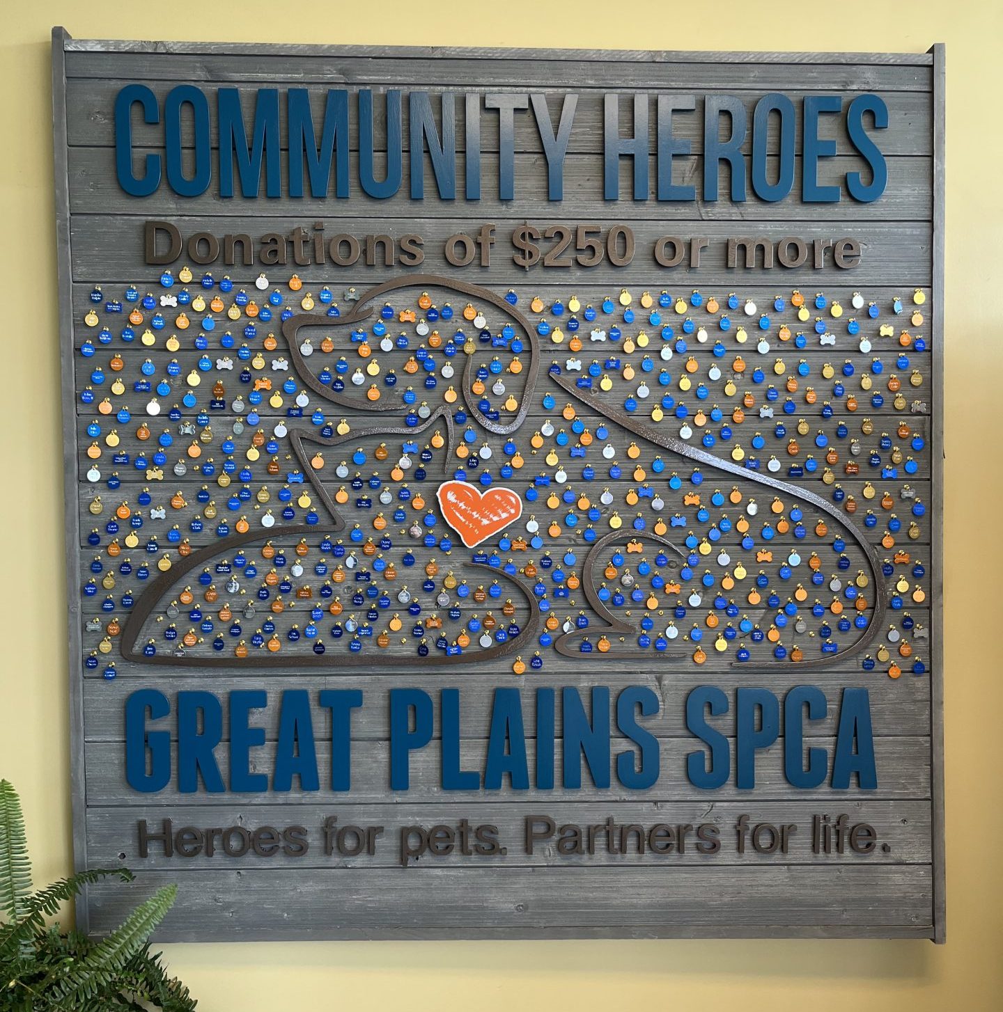 GPSPCA Donor Wall