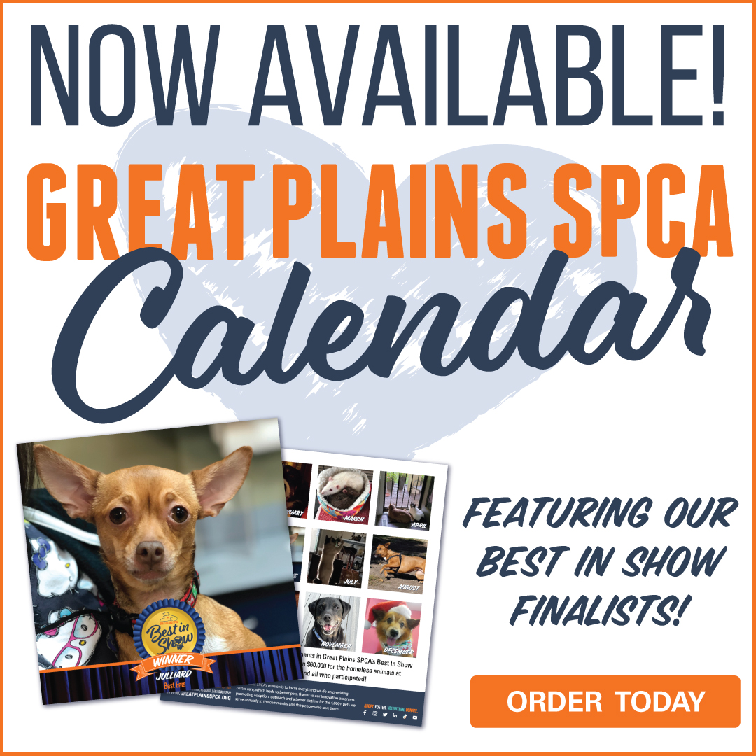 Order your 2023 Great Plains SPCA calendars!