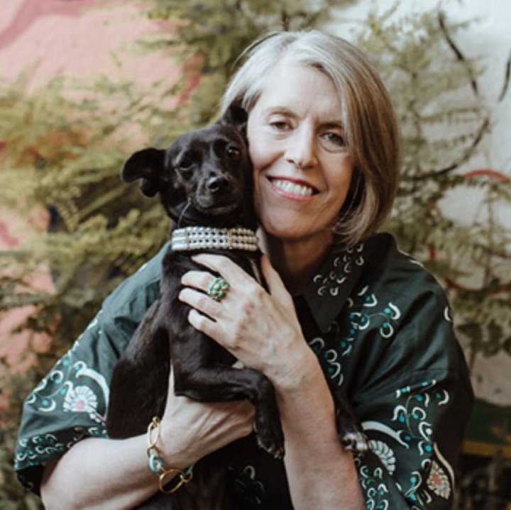 Hathaway Maranda and her dog Frida